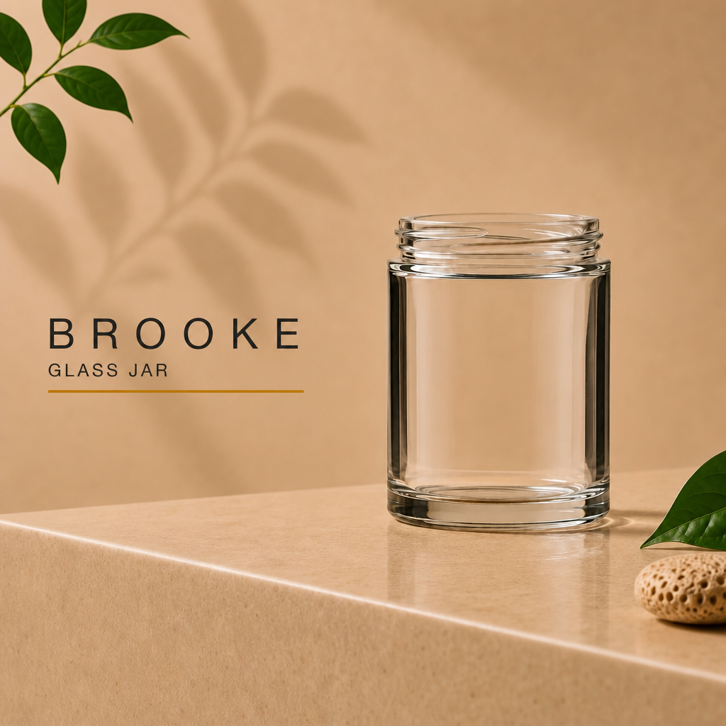 Brooke Glass Jar