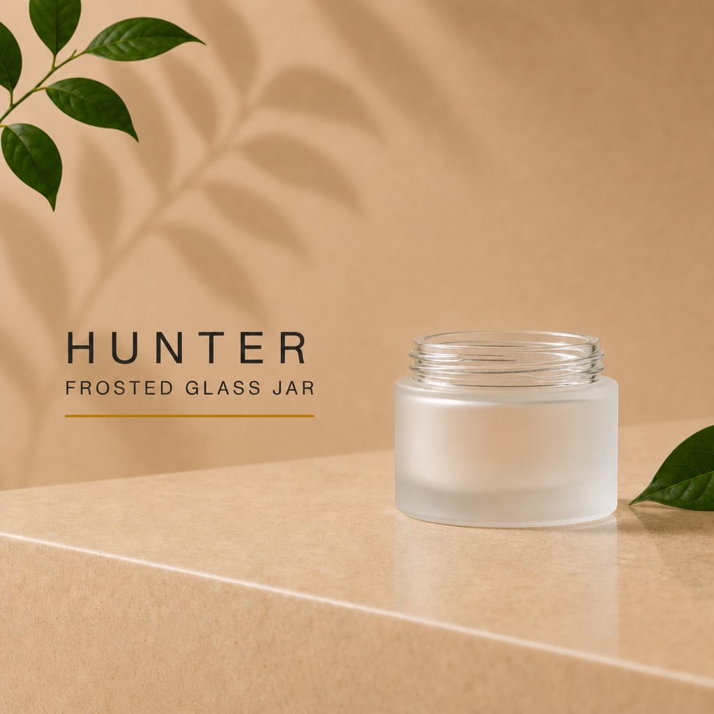 Hunter Glass Jar - Frosted