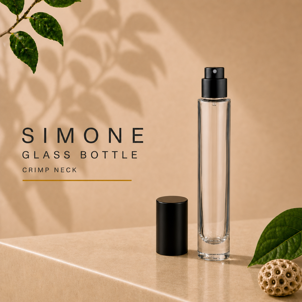 Simone Glass Bottle - (Crimp)